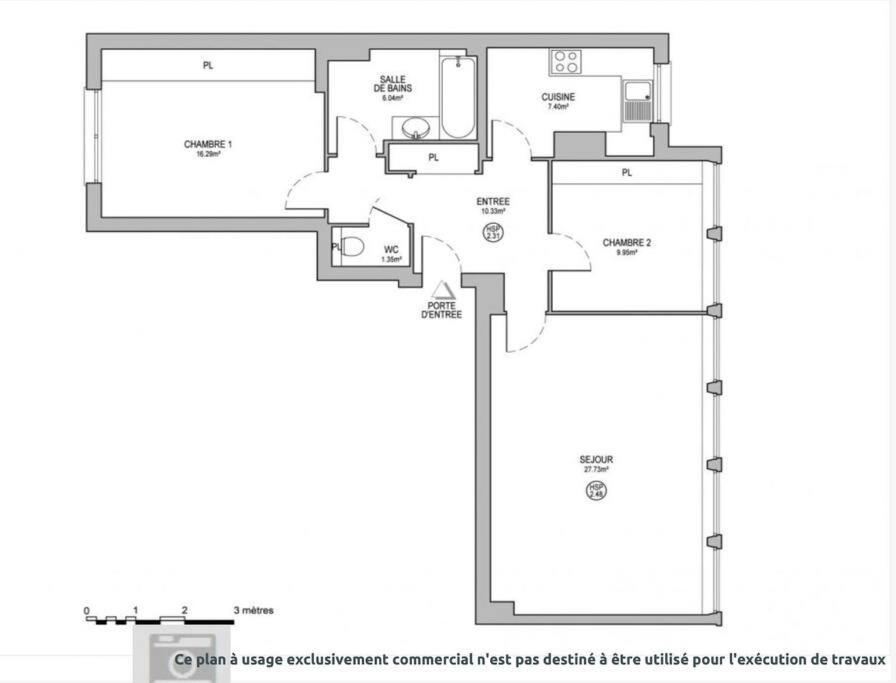 Appartement Spacieux Au Coeur De Страсбург Екстериор снимка